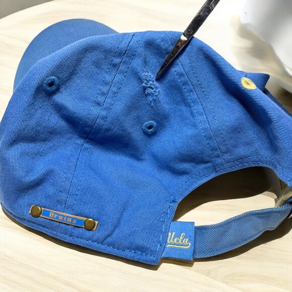 Adidas UCLA Bruins Blue Baseball Cap With Adjustable Strap Vintage look Logo - Picture 2 of 8